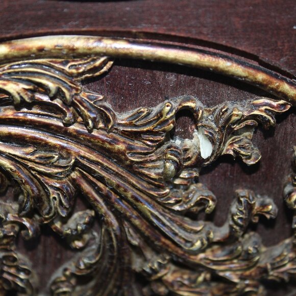 Three Hands Corp. Mantel Clock Style Clock WORKS! - Picture 5 of 13